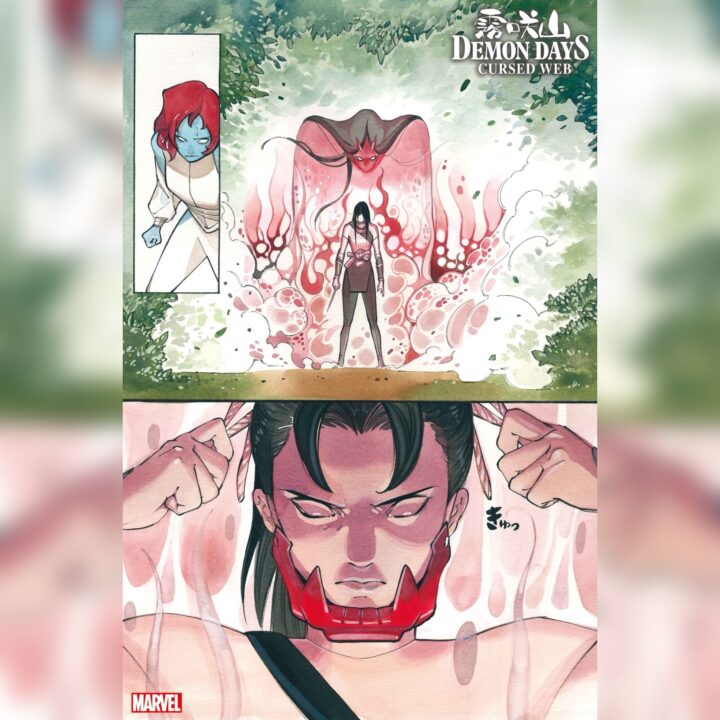 Peach Momoko's Demon Days: Cursed Web illustration by Peach Momoko from Anthony Blackwood at Marvel Entertainment for use by 360 Magazine