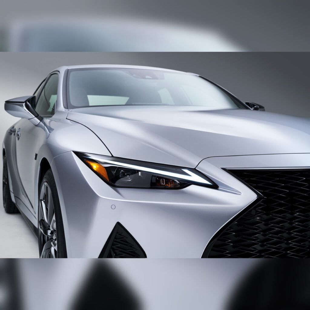 2021 Lexus IS 350 F-Sport Ultra White image via Christine N. Henley (TMNA) for use by 360 Magazine