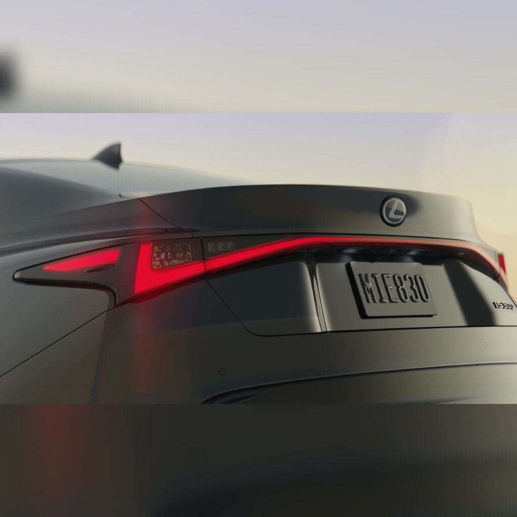 2021 Lexus IS 350 F-Sport Ultra White image via Christine N. Henley (TMNA) for use by 360 Magazine