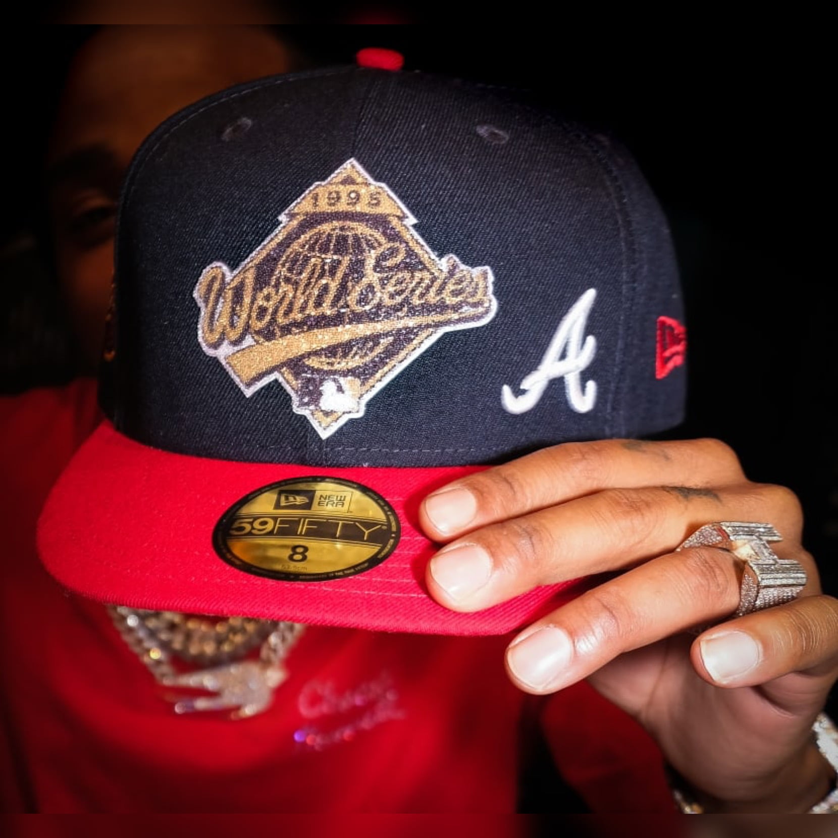 Atlanta Braves Gold 2021 World Series Championship 59Fifty Fitted Hat by MLB  x New Era