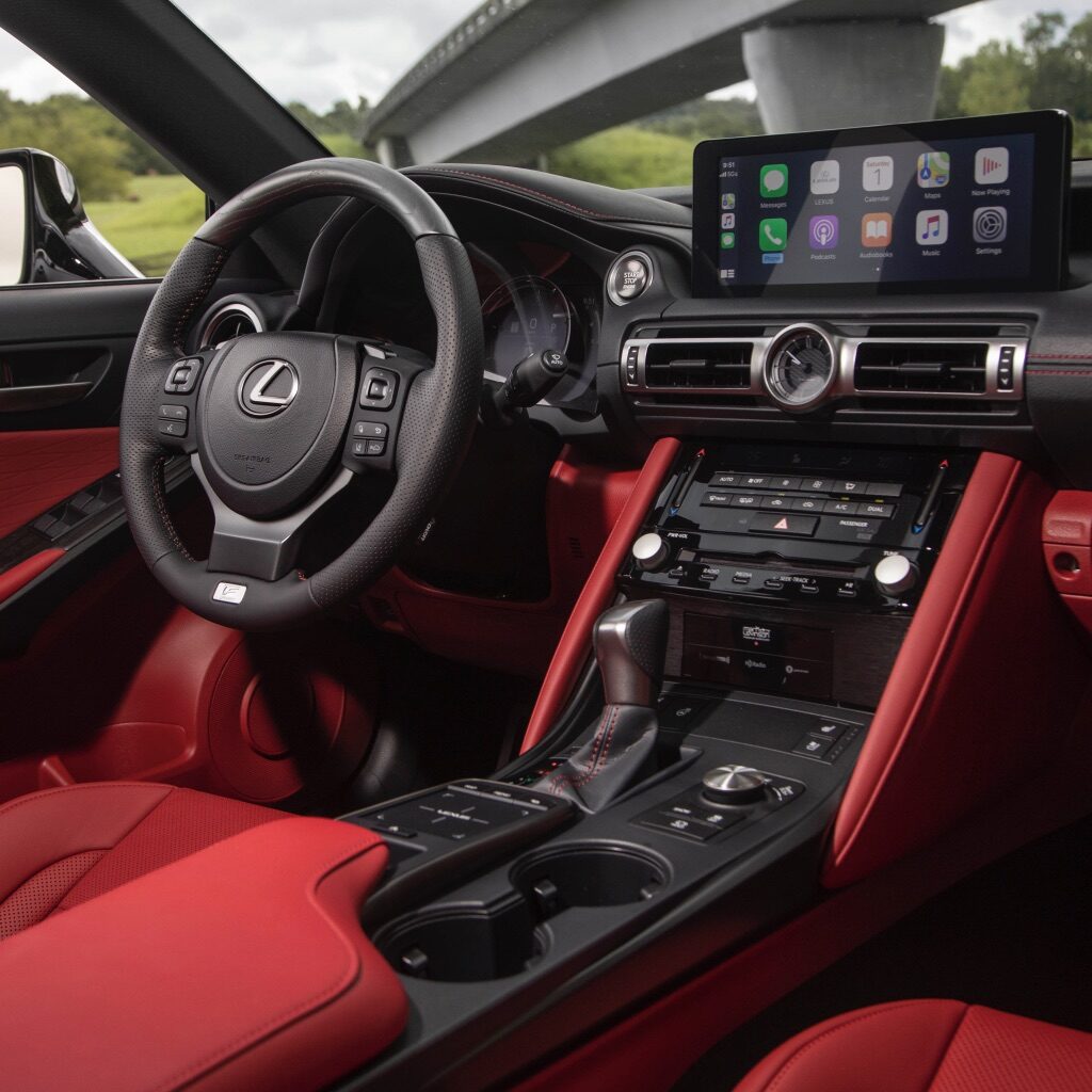 2021 Lexus IS 350 F-Sport Ultra White image via Christine N. Henley (TMNA) for use by 360 Magazine