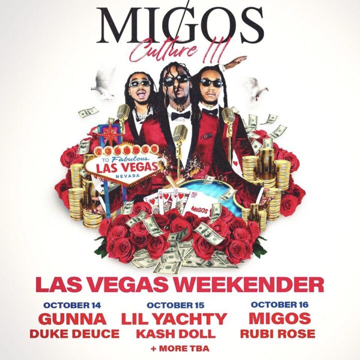 Migos LV image provided by Jordan Calvano and Infamous for use by 360 MAGAZINE