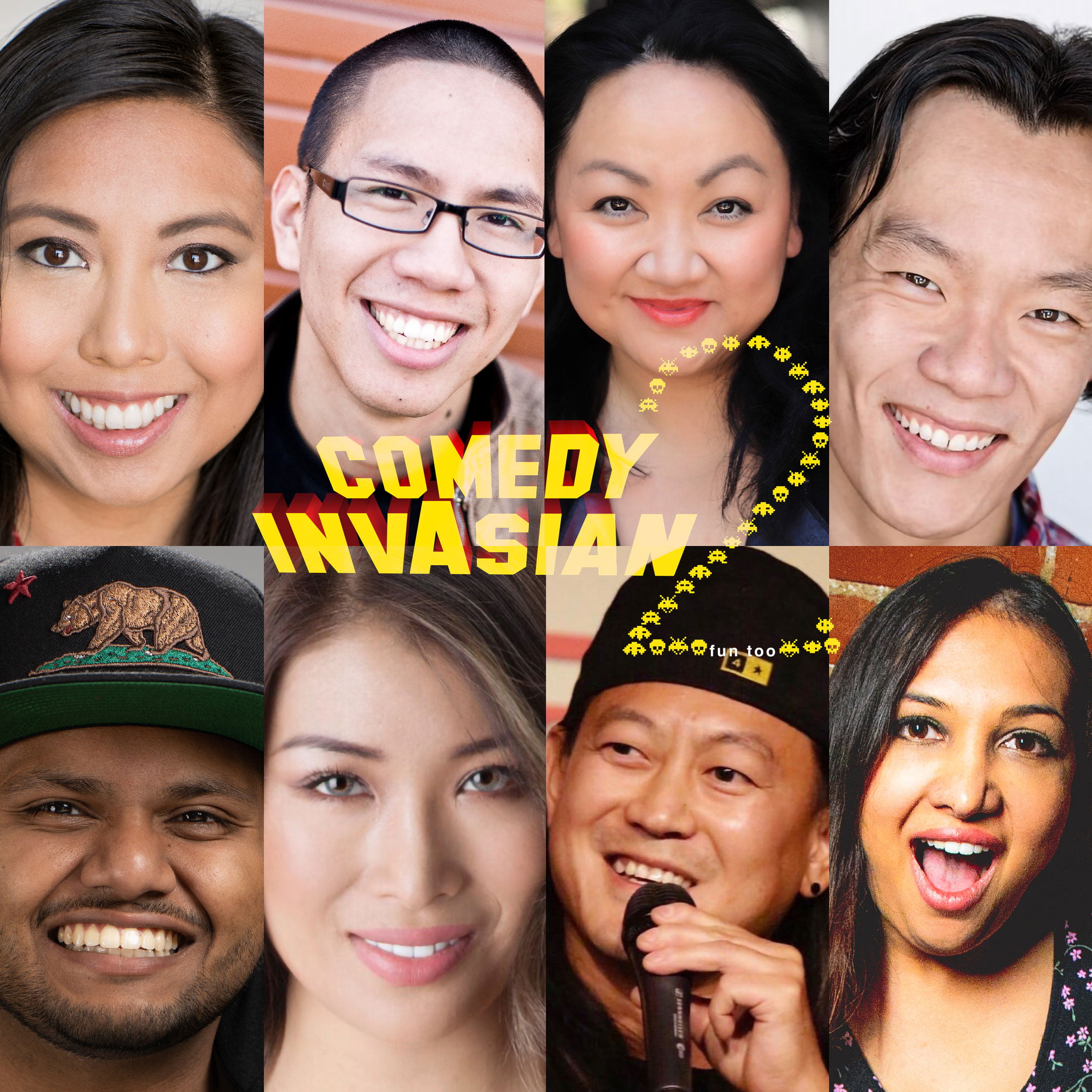 Comedy Invasians 2.0 via Matt Rivera for use by 360 Magazine