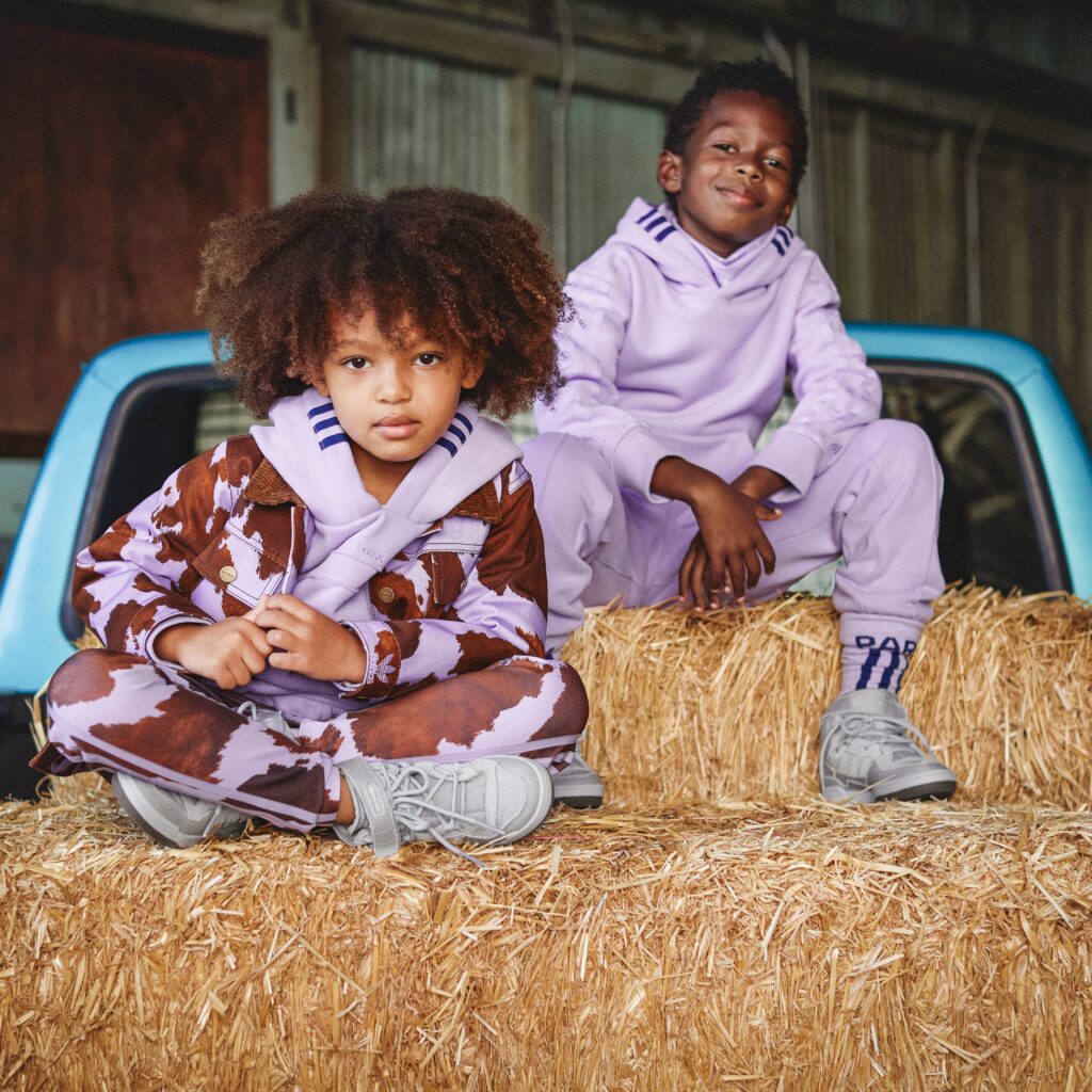 Beyonce adidas x IVY PARK RODEO KIDS collection image via Kathryn Stelmack at PaulWilmotCommunications via Byl Thompson at Parkwood Entertainment for use by 360 Magazine