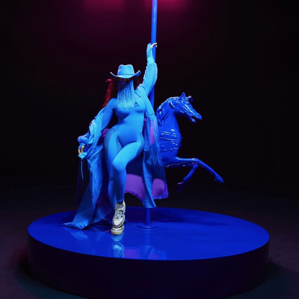 Beyonce adidas x IVY PARK RODEO collection image via Kathryn Stelmack at PaulWilmotCommunications via Byl Thompson at Parkwood Entertainment for use by 360 Magazine