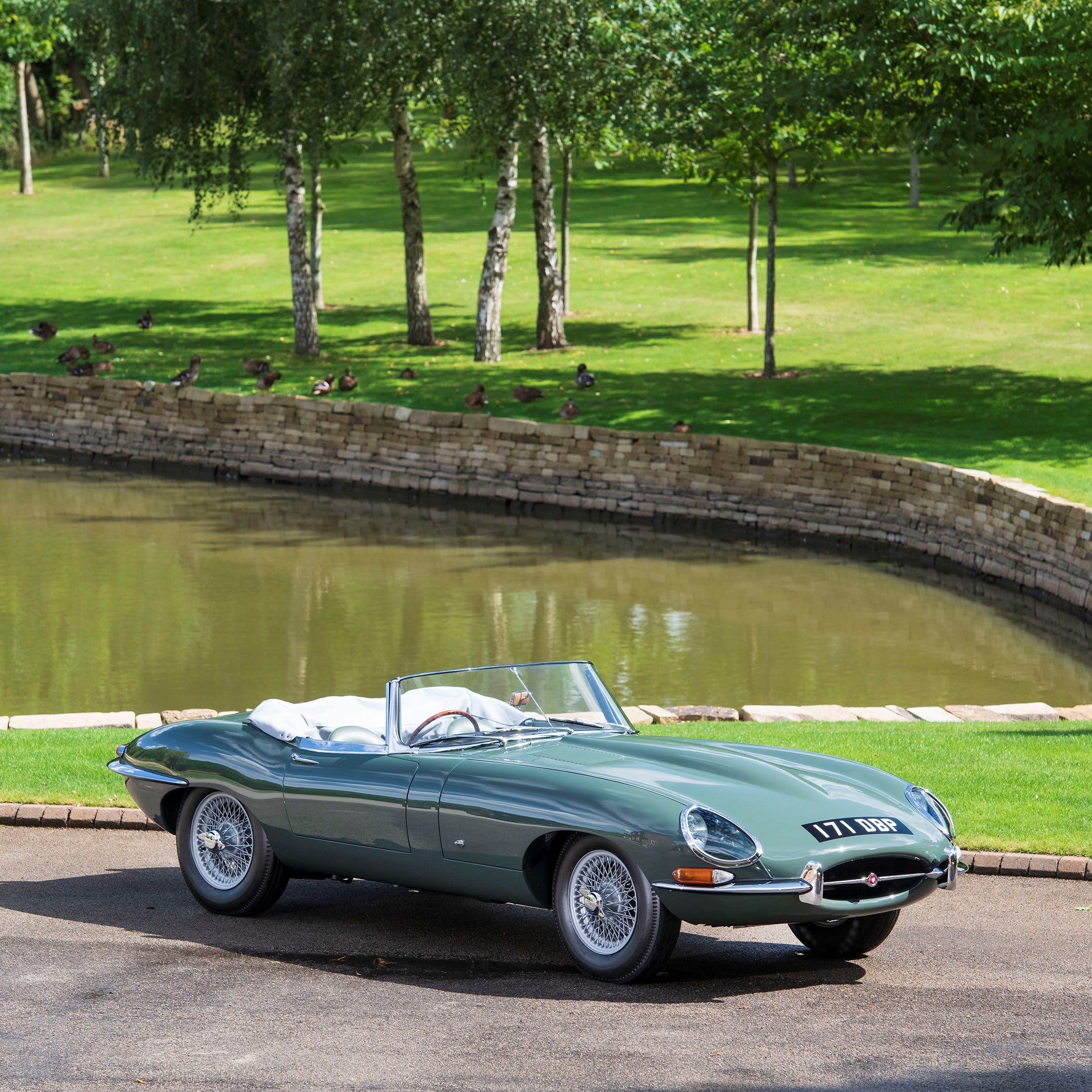 Jaguar E-Type via Concours of Elegance for use by 360 Magazine