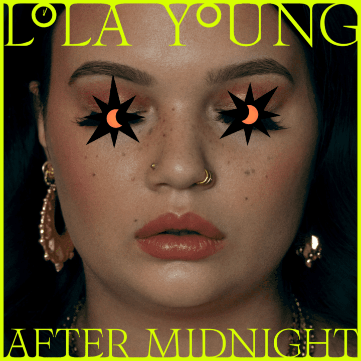 Lola Young after midnight cover, from MacKenzie Reynolds, Capitol Records, for use by 360 Magazine