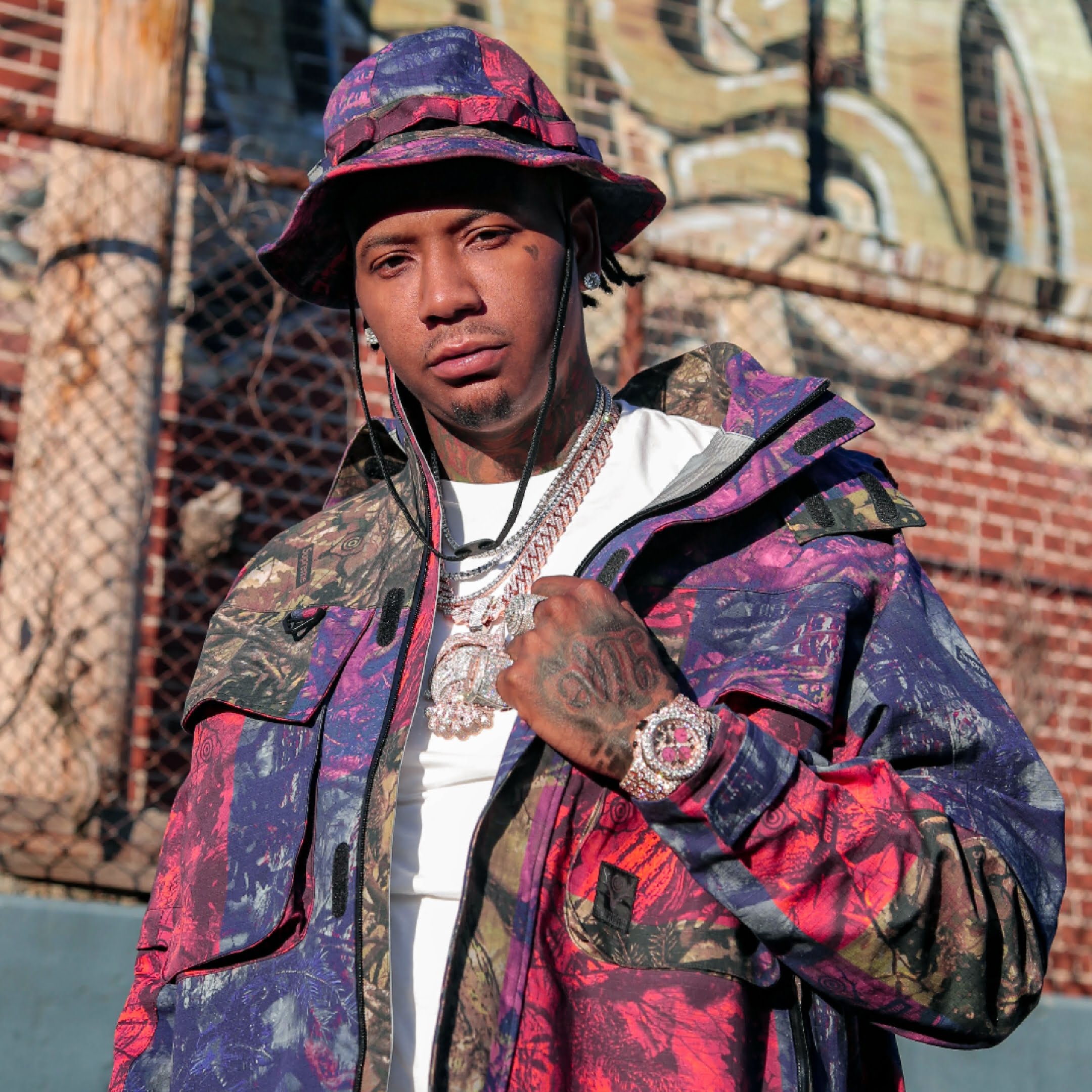 Moneybagg Yo Outfit from December 13, 2021