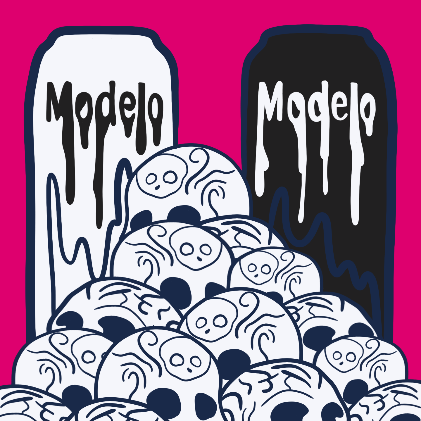 Modelo Illustration by Reb Czukoski for use by 360 Magazine