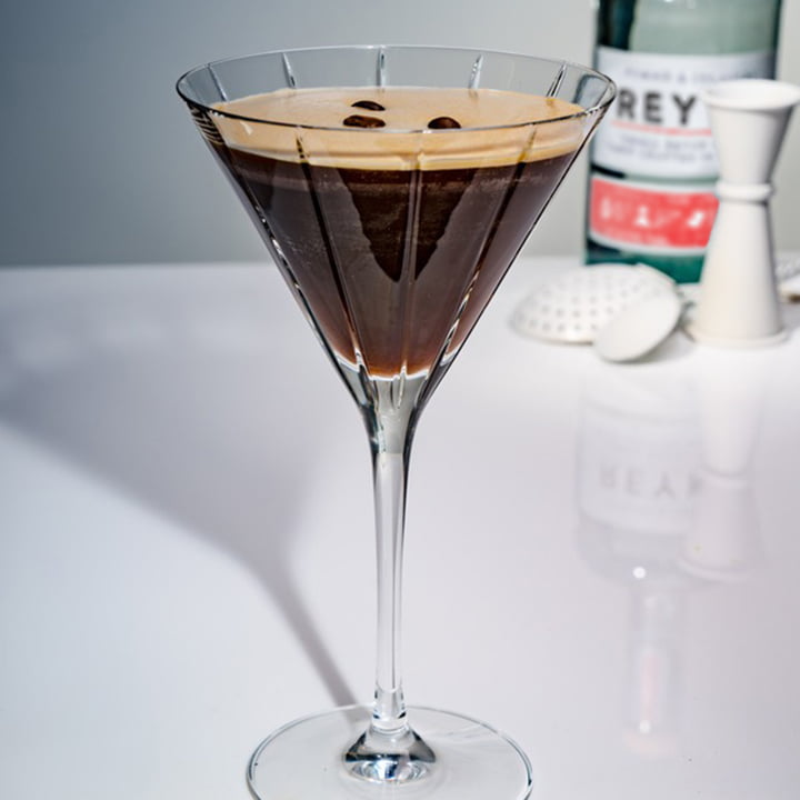 Espresso Martini [Image] Ingredients:  2 parts Reyka 1 parts espresso .5 parts simple syrup Method:  Combine all ingredients into a cocktail shaker. Shake, strain into a martini glass, and garnish with espresso beans. 