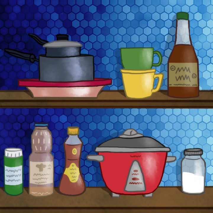 cookware illustration by Alex Bogdan for use by 360 Magazine