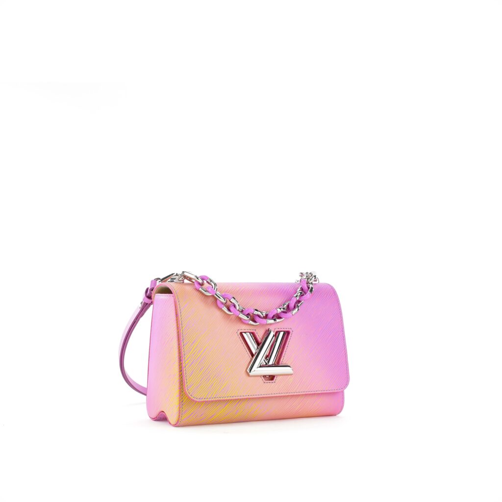 LOUIS VUITTON Love Lock New Wave Long Leather Wallet Pink - 10% Off