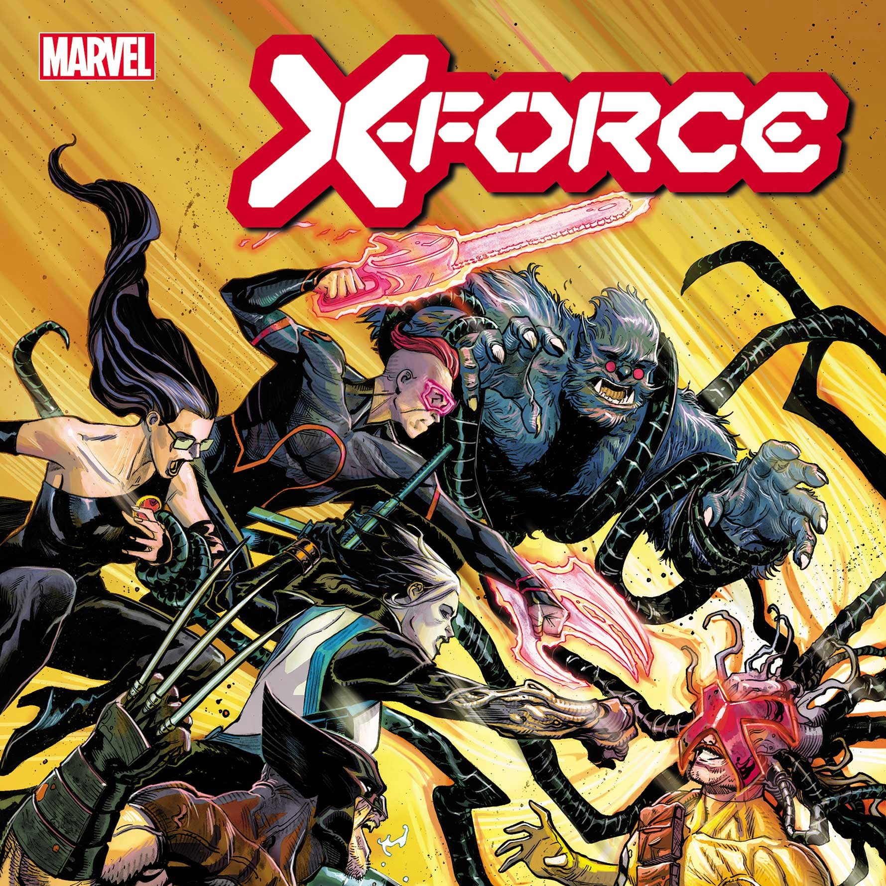 X Force Cover Art via Joshua Cassara for Marvel Comics for use by 360 Magazine