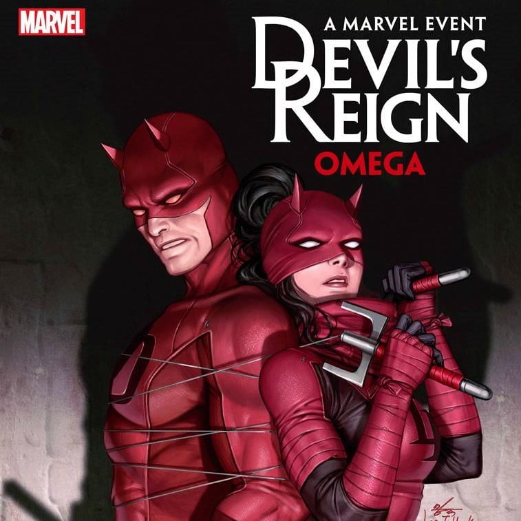 DEVIL'S REIGN: OMEGA #1 cover artwork via InHyuk Lee for use by 360 MAGAZINE