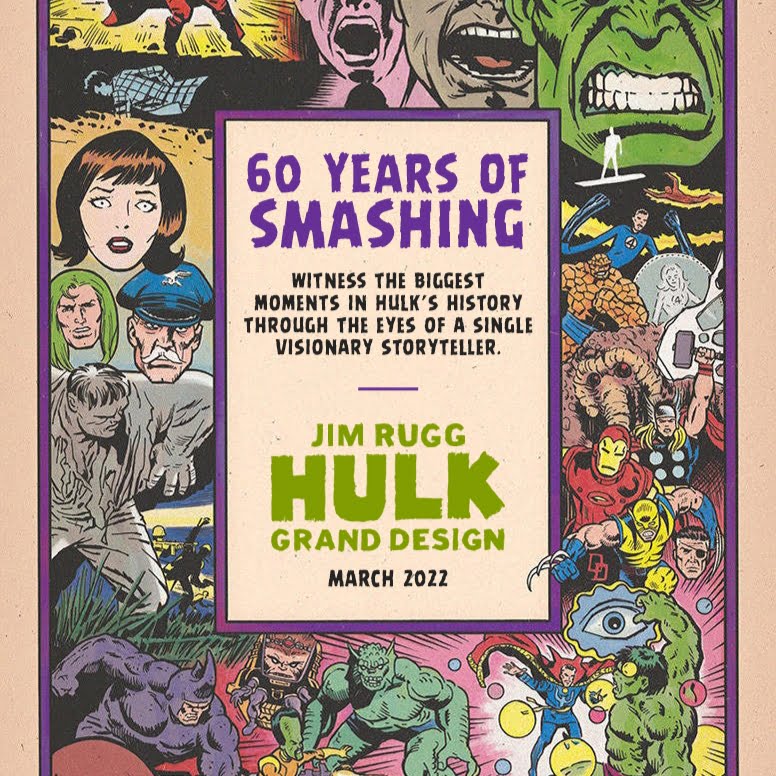 Hulk Grand Design via Jim Rugg for Marvel Comics for use by 360 Magazine