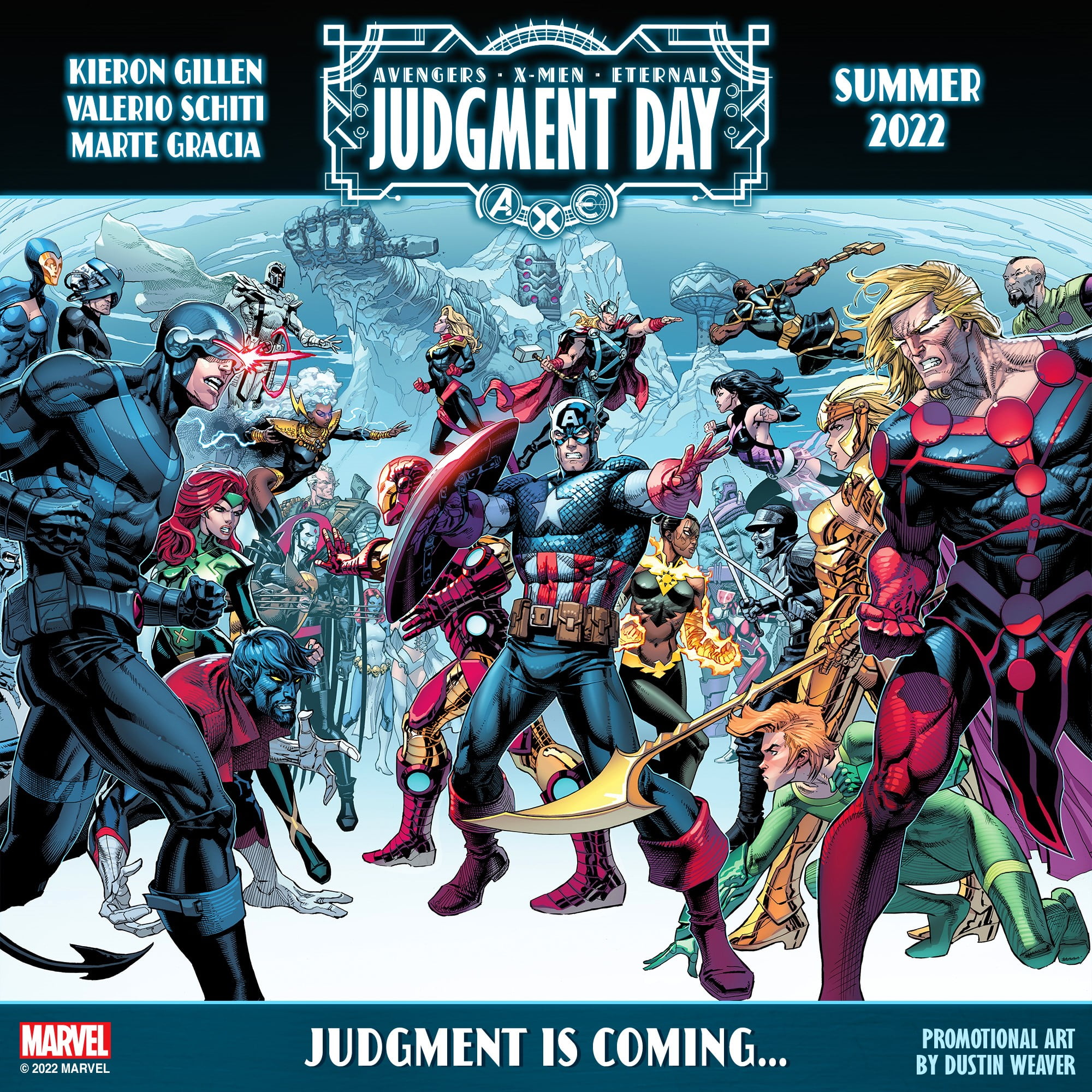 Marvel Judgment Day teaser photo via Anthony Blackwood for use by 360 MAGAZINE
