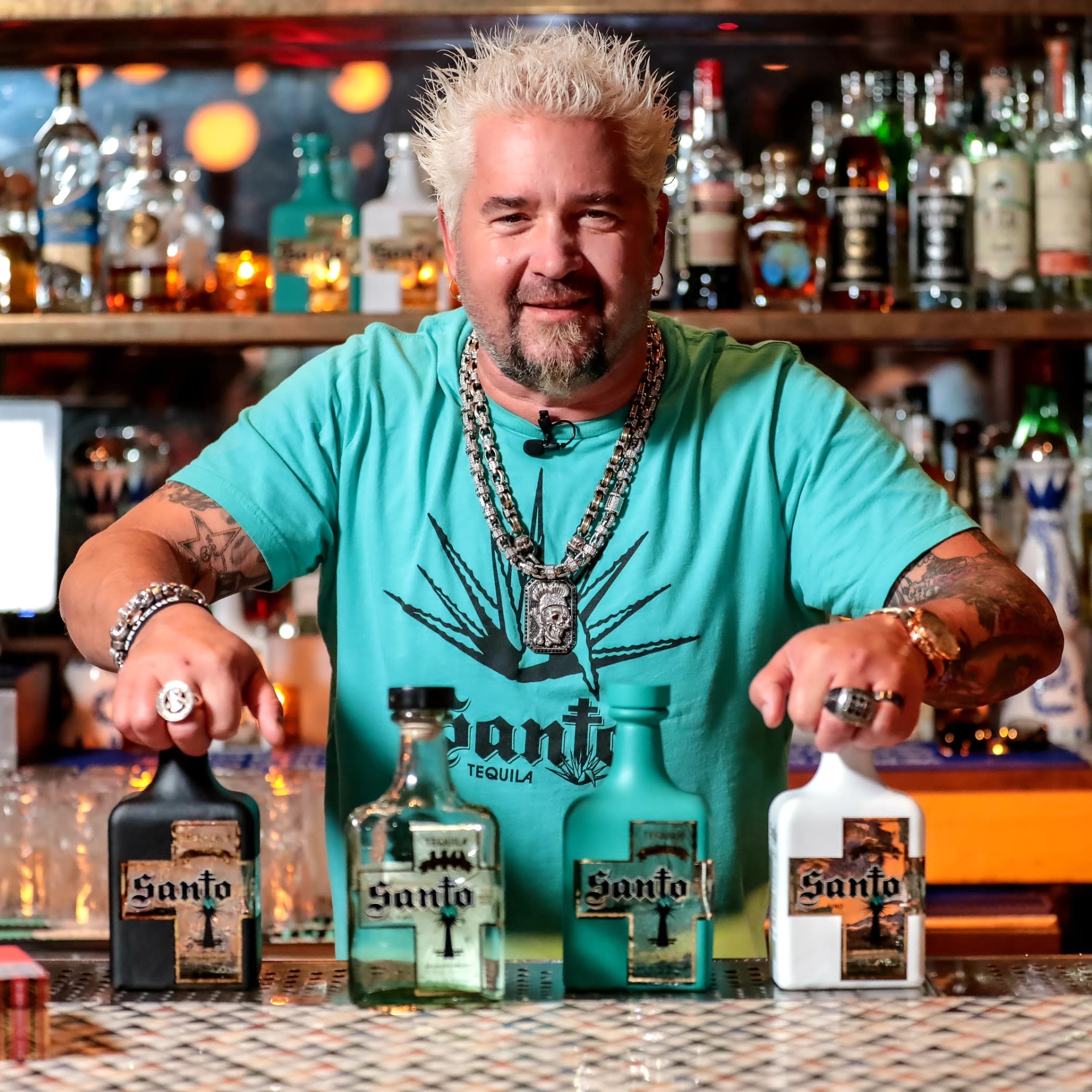 Guy Fieri Santo Blanco 110 x Knuckle Sandwich Cigars event images via Alejandro Chavarria & Leah Johnhell for use by 360 MAGAZINE