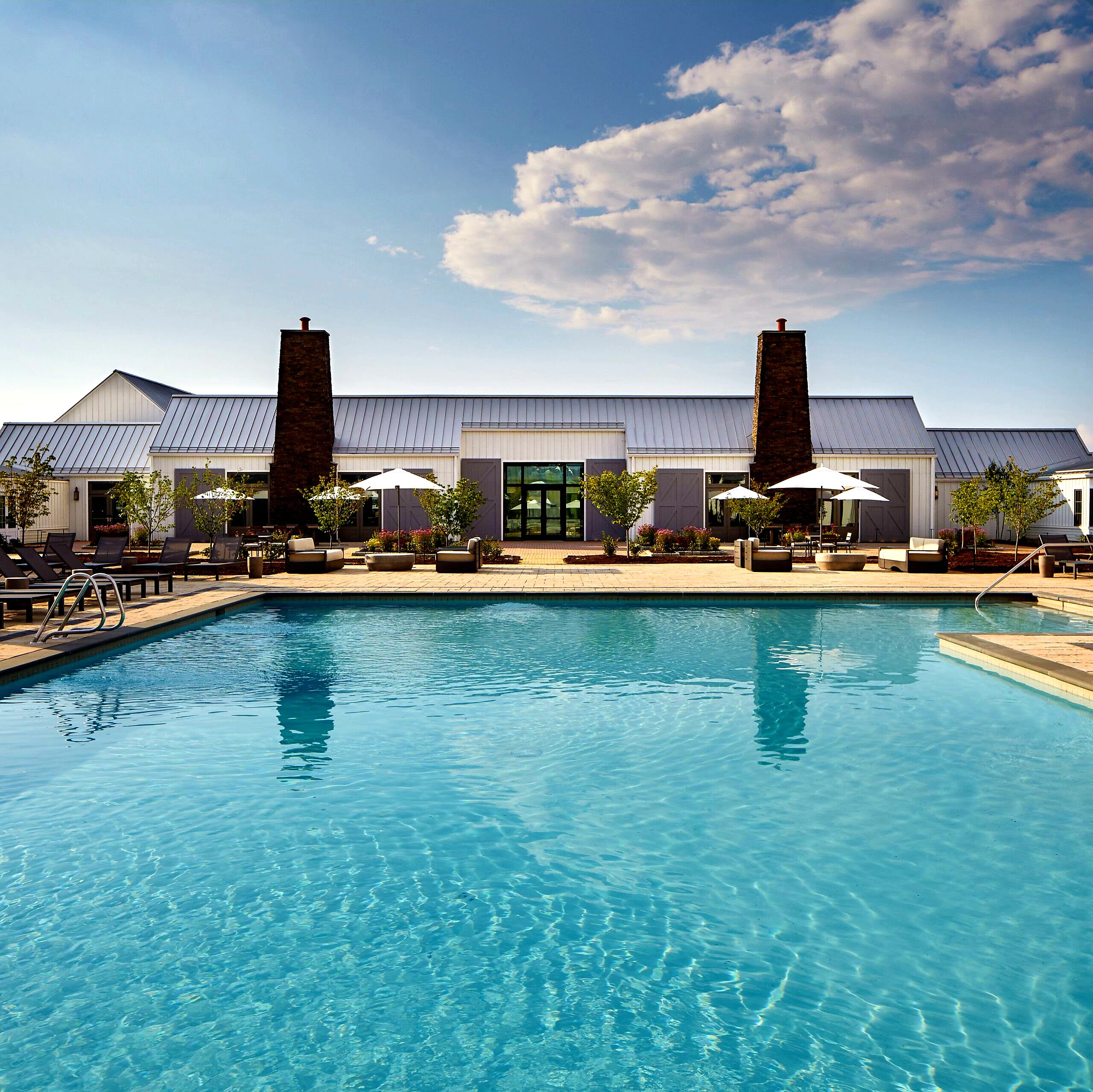 Miraval Berkshires Pool via Team One USA for use by 360 Magazine