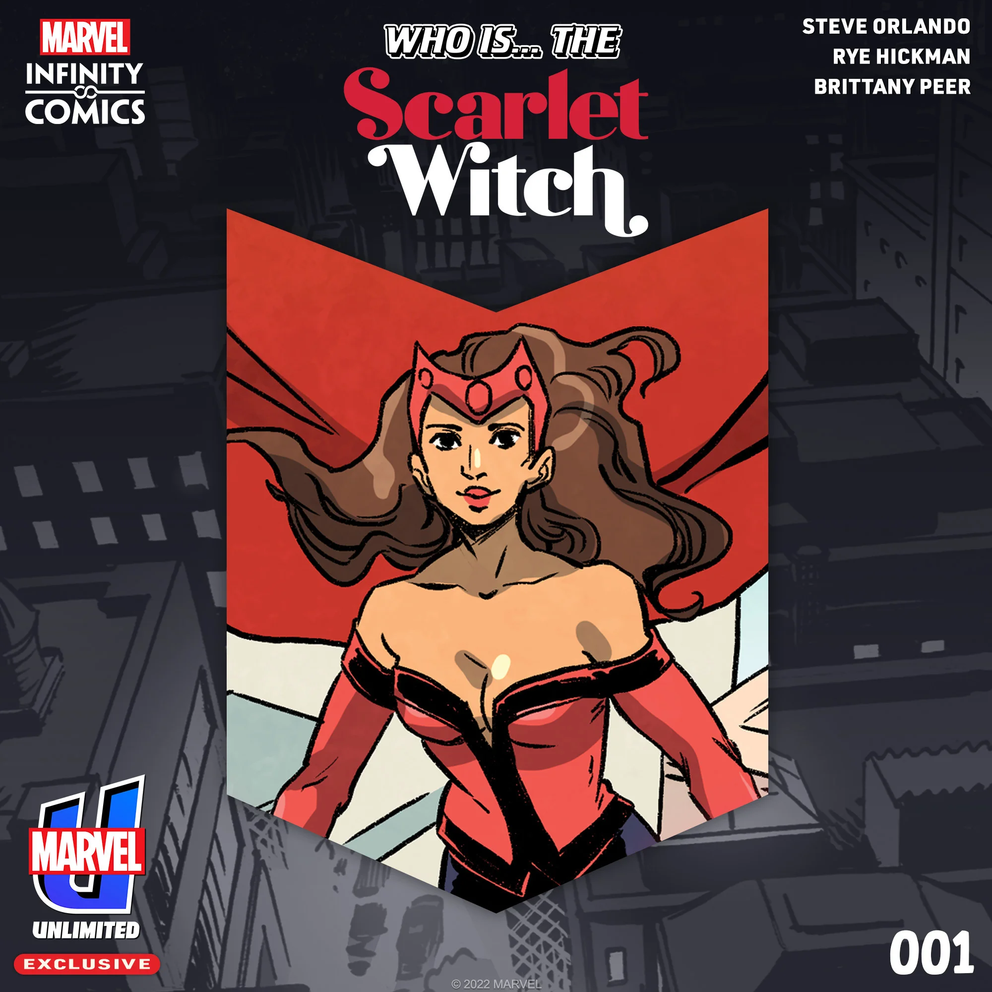 Infinity Comics Scarlet Witch via Marvel Comics for use by 360 Magazine