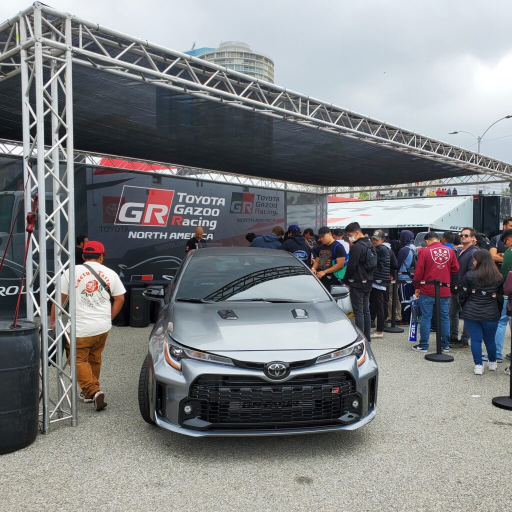 Toyota GR Corolla Reveal Event via Vaughn Lowery and Armon Hayes for use by 360 Magazine