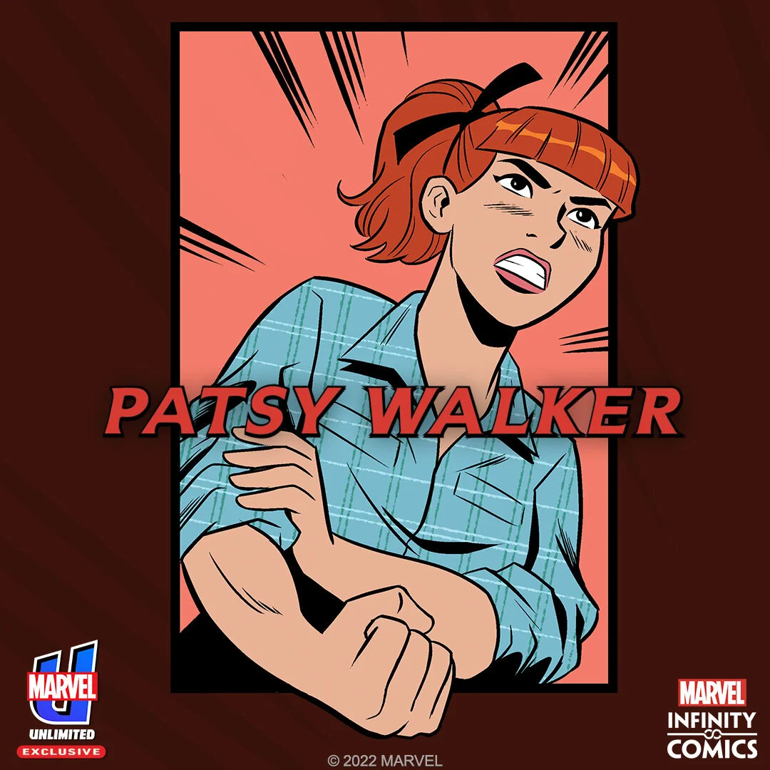 Patsy Walker via Anthony Blackwood for Marvel Comics for use by 360 Magazine