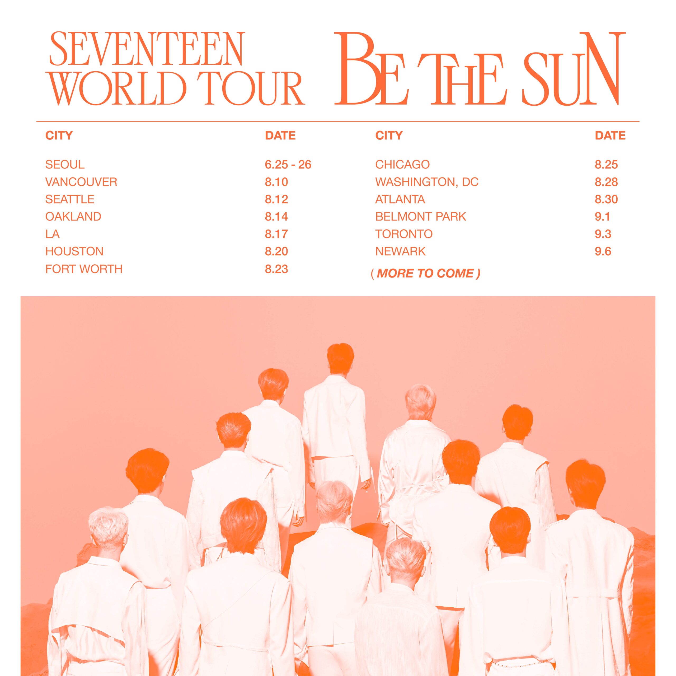 SEVENTEEN Tour via Amanda Brophy for The Oriel Company for use by 360 Magazine