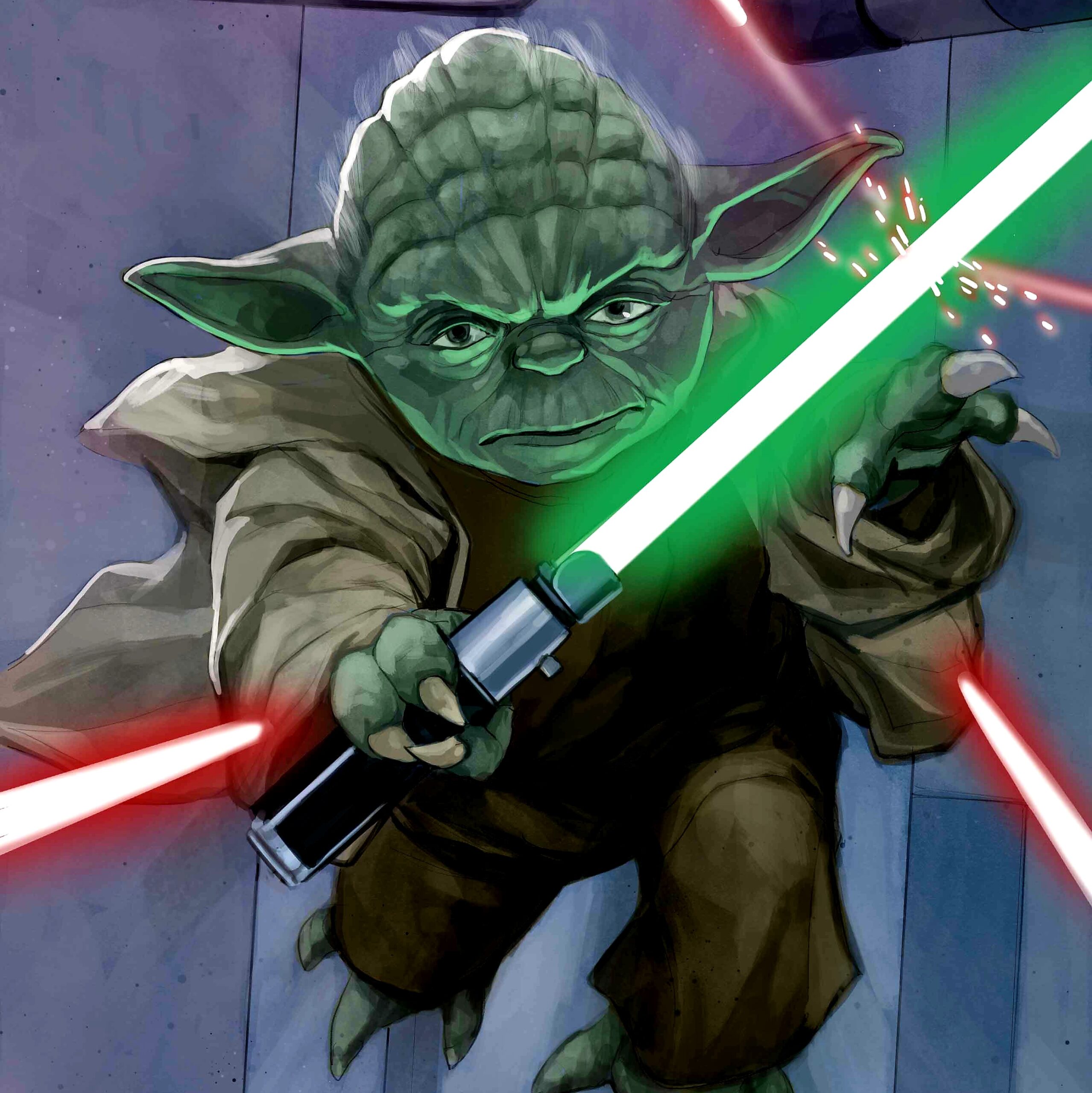 Marvel and Star Wars Yoda comic via 360 magazine