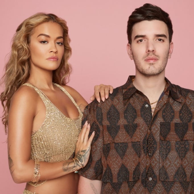 Picture of Netsky and Rita Ora via Stoked PR for use by 360 Magazine