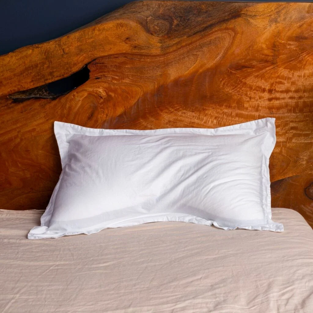 Eli & Elm Cotton Side-Sleeper Pillow via EverythingBranding for use by 360 MAGAZINE