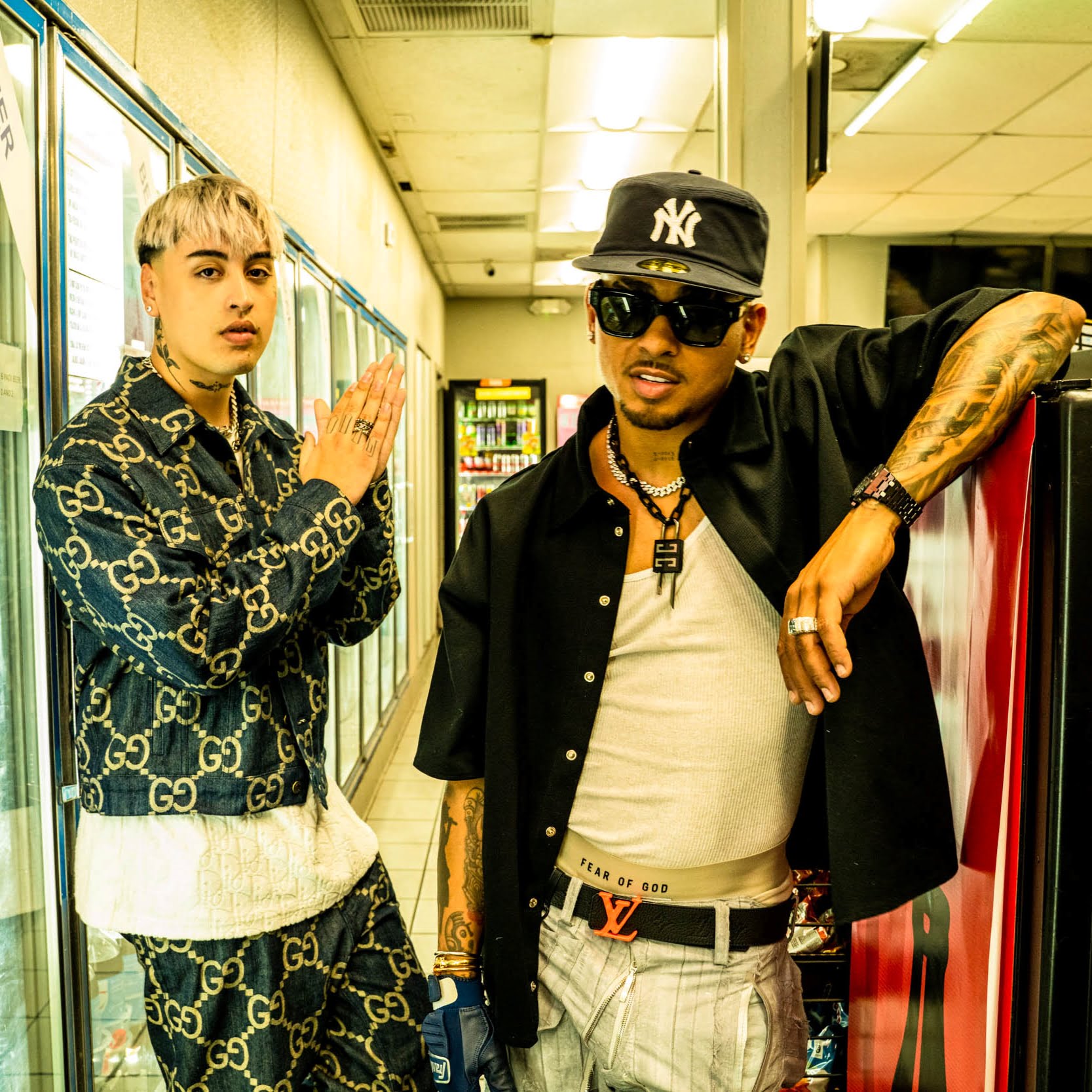 Tiago PZK and Ozuna via Anwar "Ize" Cedeño // Warner Music Latina for use by 360 MAGAZINE