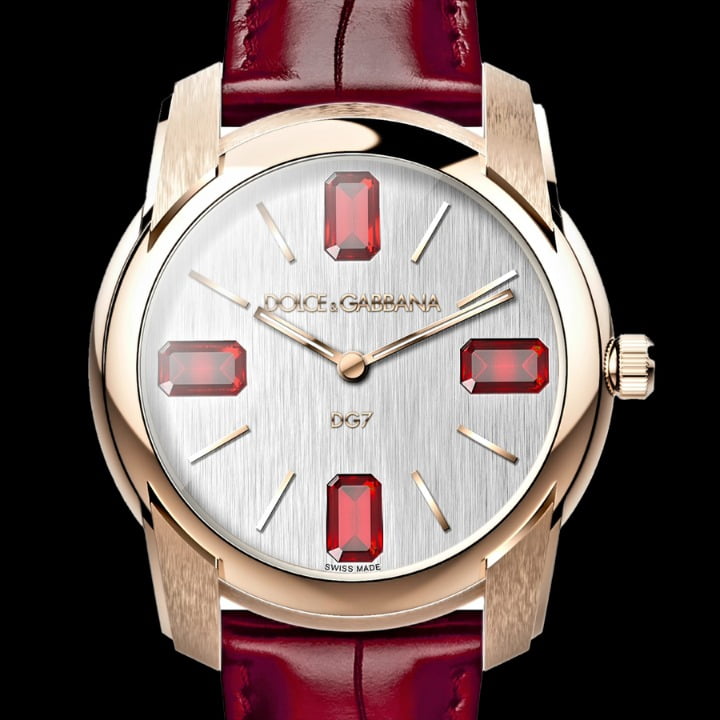 Dolce & Gabbana DG7 Ruby 40mm watch via 360 MAGAZINE
