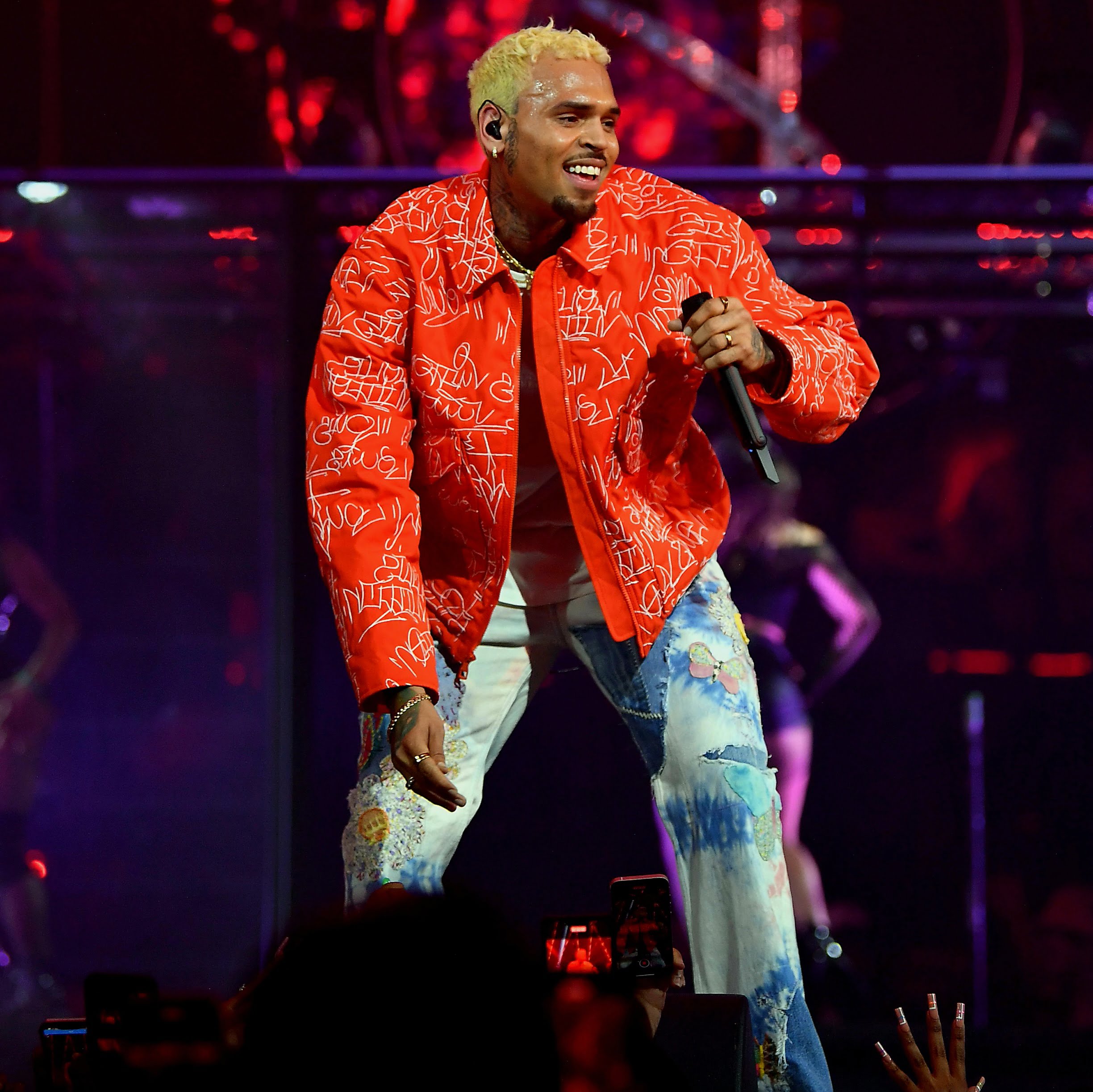 Chris Brown performs at Drais nightclub Vegas shot by Denise Truscello of Getty Images via 360 MAGAZINE