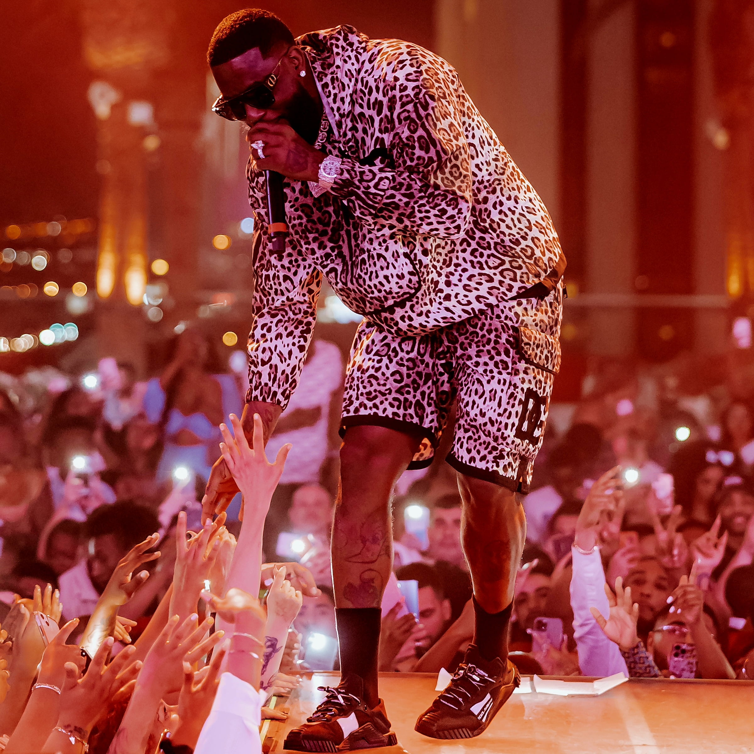 Gucci Mane performs at Drai's Nightclub in Vegas shot by Photo credit: Radis Denphutaraphrechar, Chelsa Christensen & Mike Kirschbaum via 360 Magazine