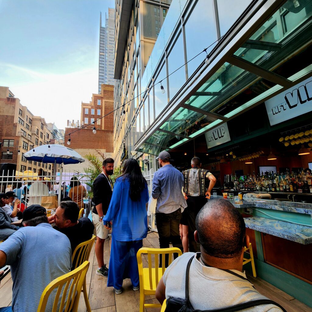 nft vip in nyc at Margaritaville Time Square via 360 MAGAZINE