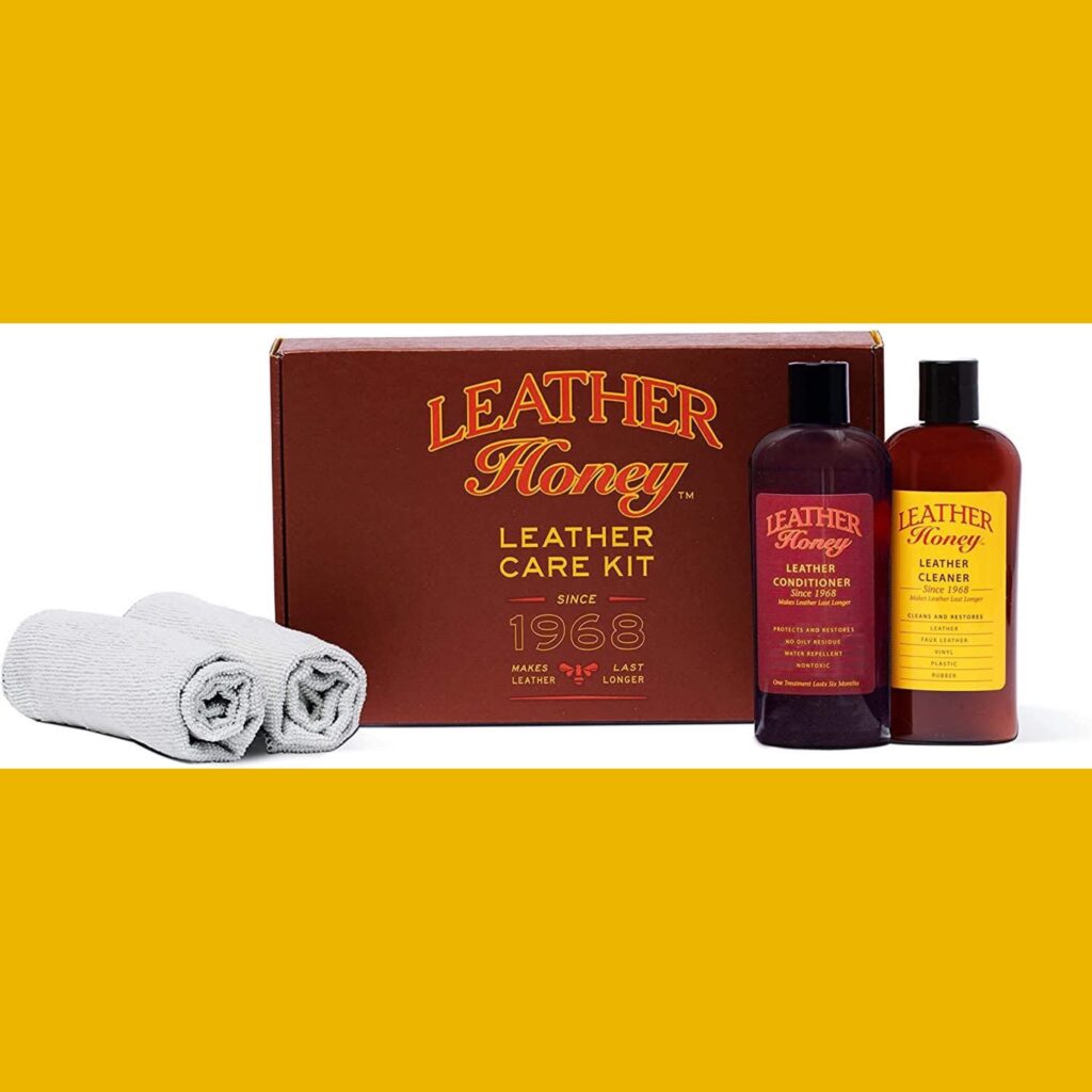 Leather Honey leather care kit via ChicExecs PR for use by 360 Magazine
