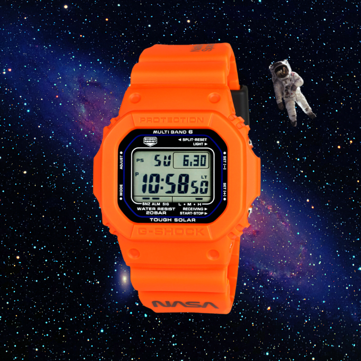 LIMITED-EDITION MODEL NASA SUIT WATCH VIA G-SHOCK