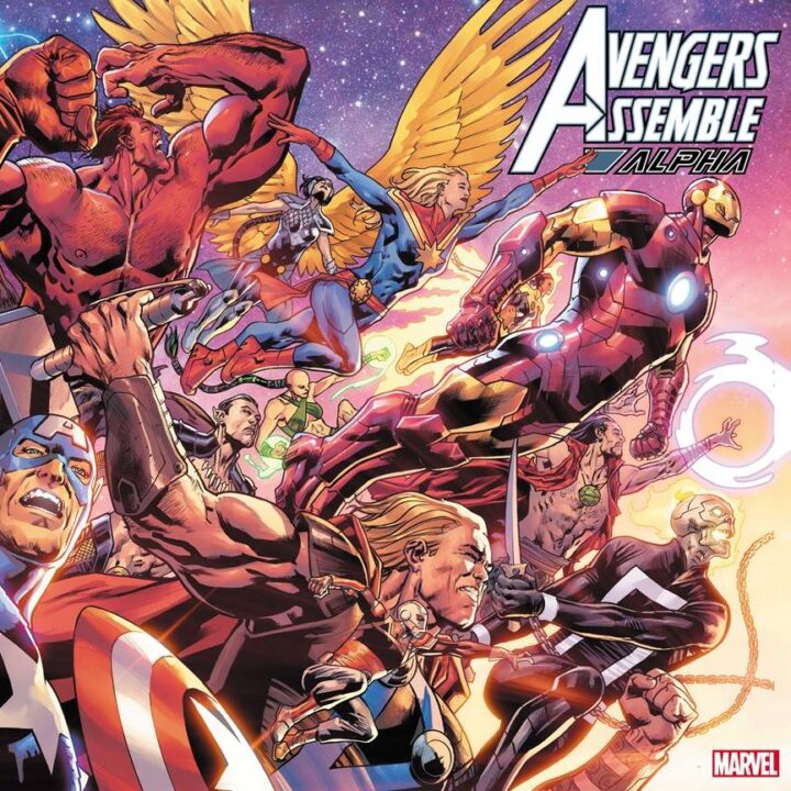 Avengers Assemble Alpha #1 Cover Art via Marvel Entertainment for use by 360 MAGAZINE
