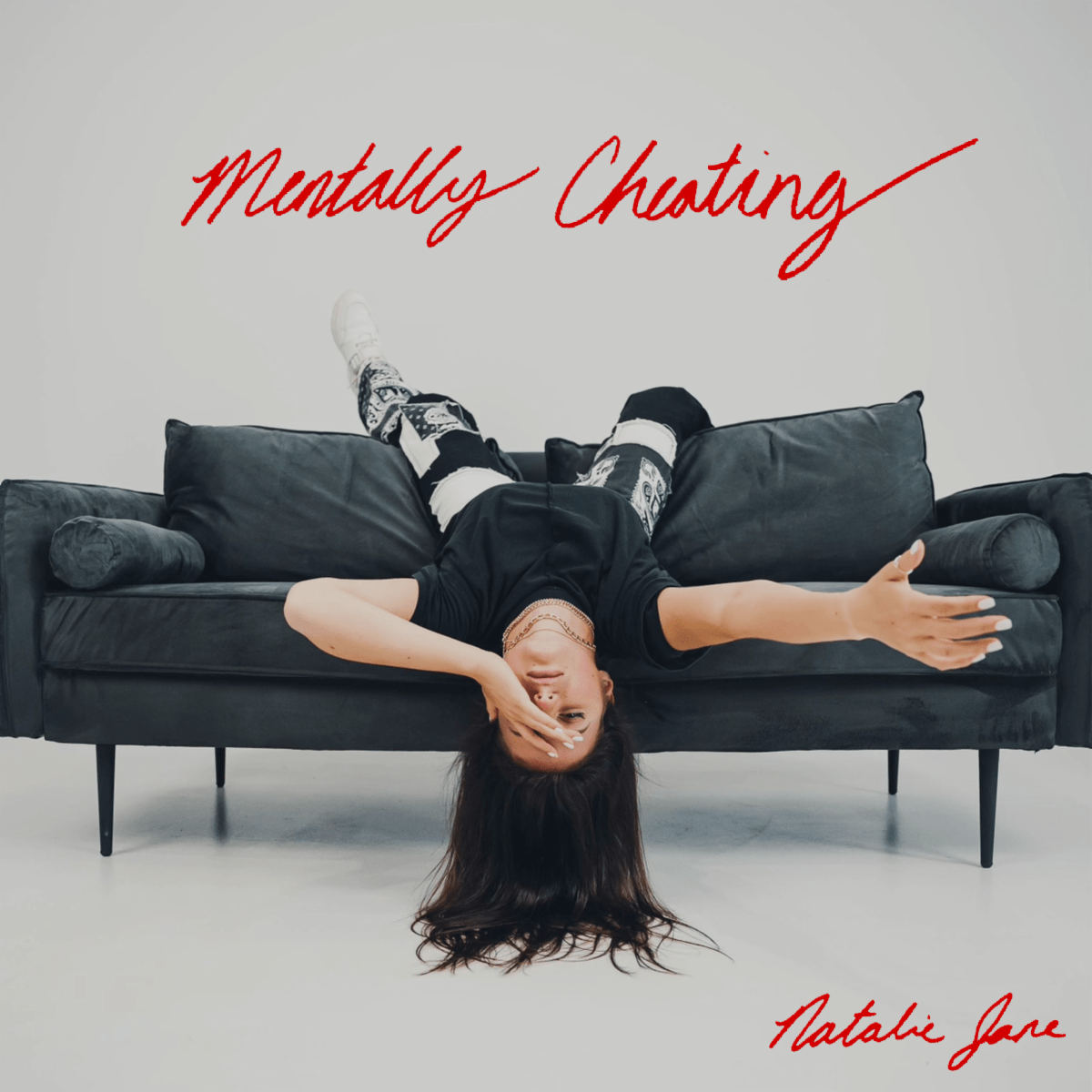 Natalie Jane "Mentally Cheating" single cover art via UMusic for use by 360 Magazine