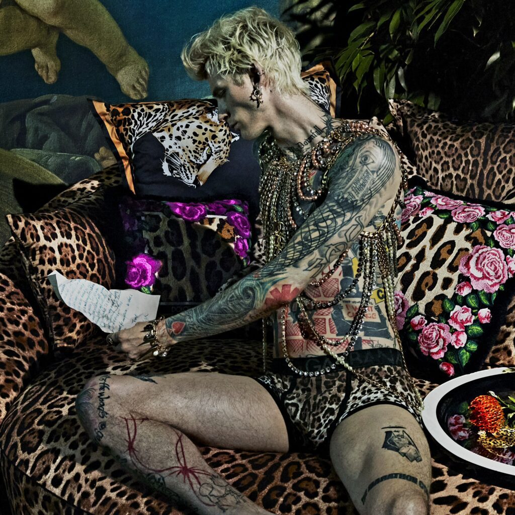 Machine Gun Kelly stars in Dolce&Gabbana casa home goods campaign via 360 MAGAZINE