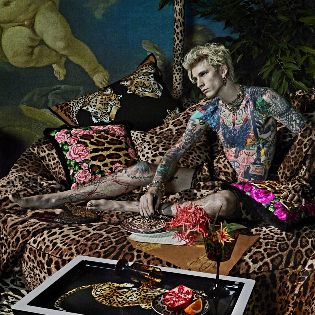 Machine Gun Kelly stars in Dolce&Gabbana casa home goods campaign via 360 MAGAZINE