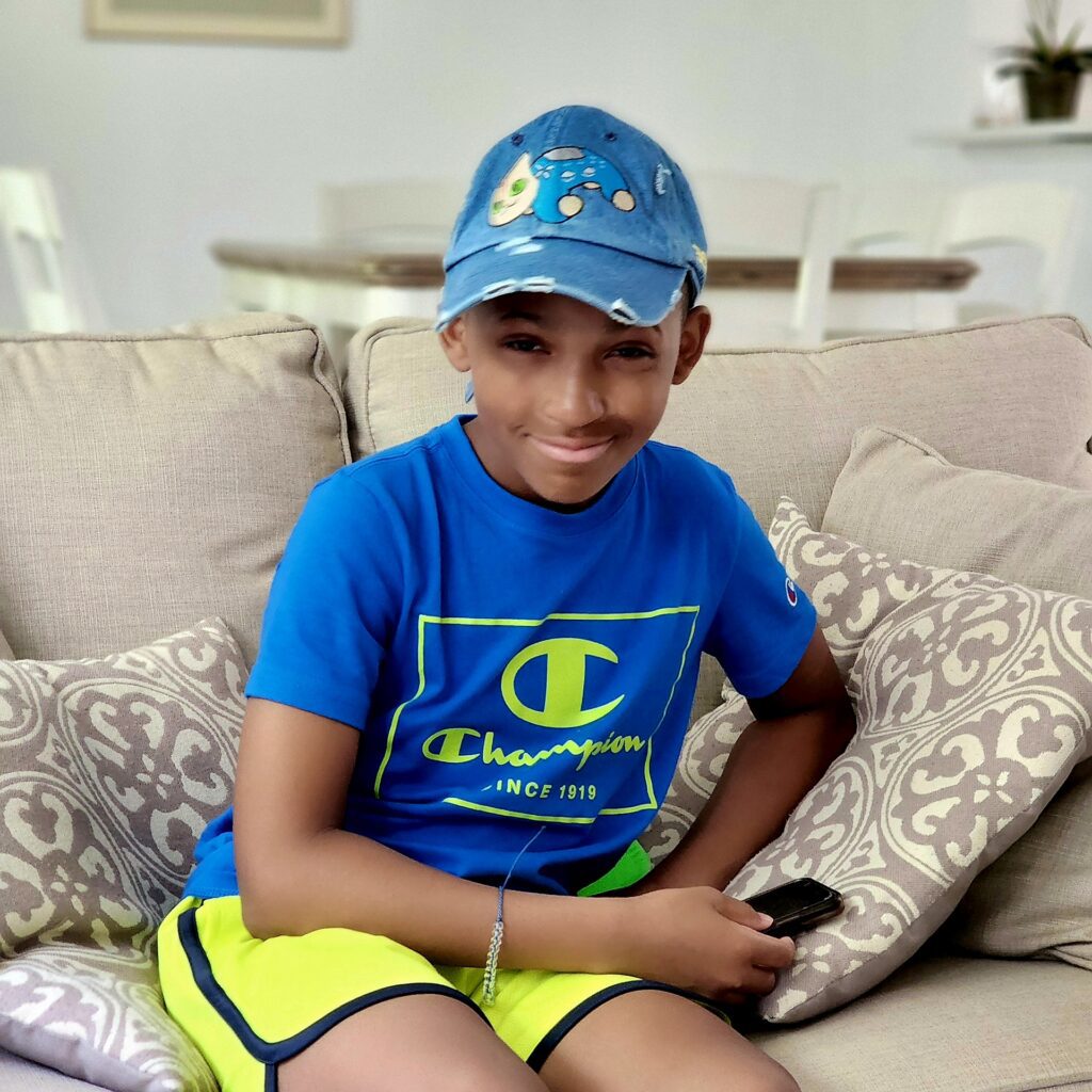 Lenox Haffoney rocks his denim Lucky Lenox NFT cap in 360 MAGAZINE