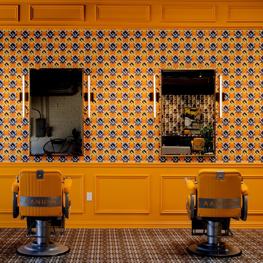 Aanuko men's Barbershop downtown Culver City via 360 MAGAZINE