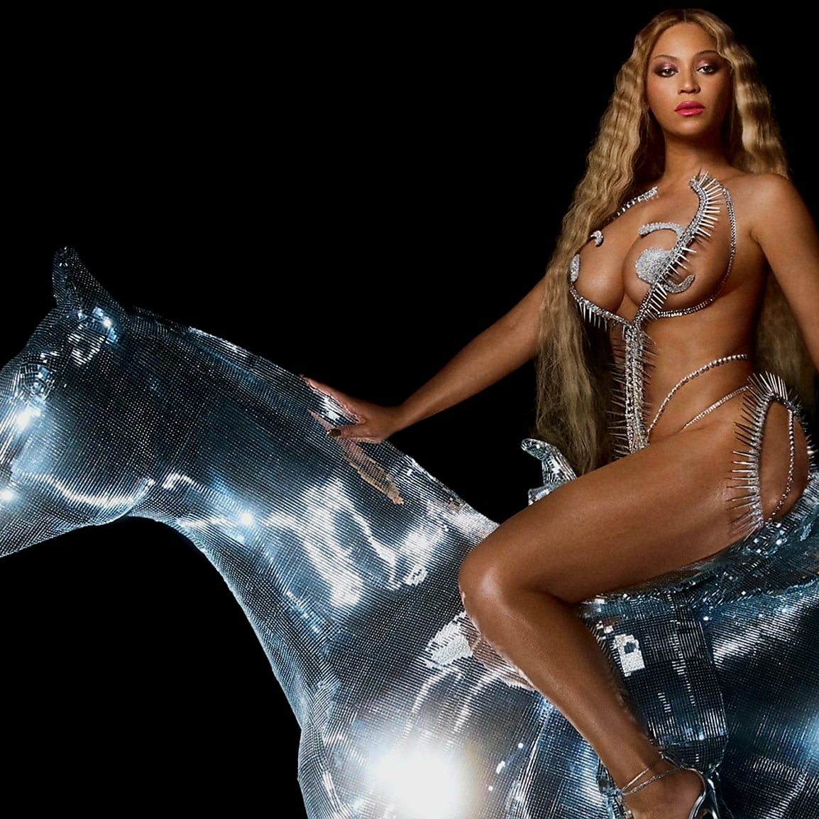 Beyoncé renaissance album cover via 360 MAGAZINE