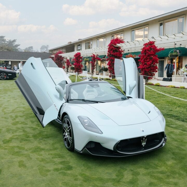 Photo of Maserati on Monterey Car Week via Extension PR for use by 360 Magazine