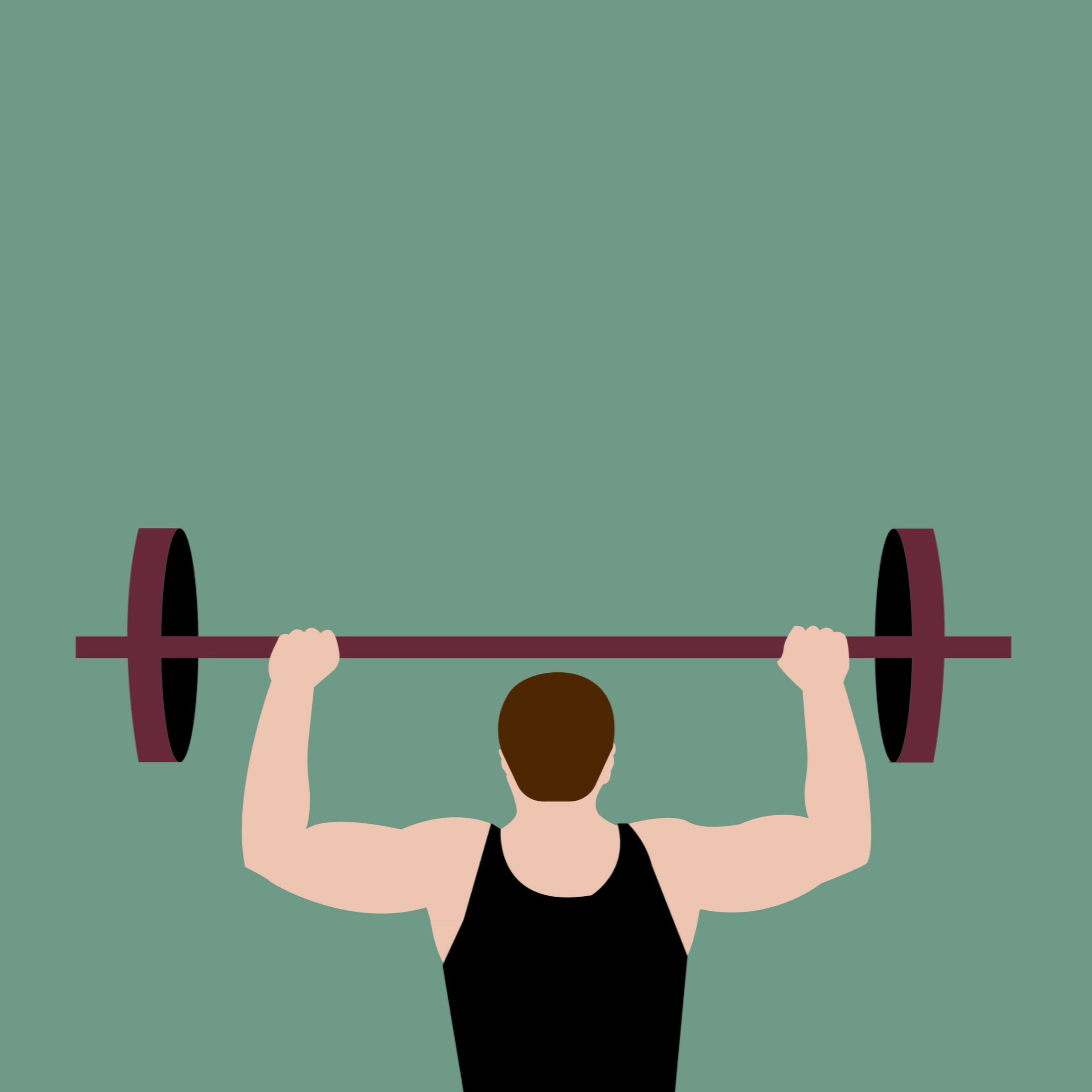 weights fitness illustration via 360 Magazine