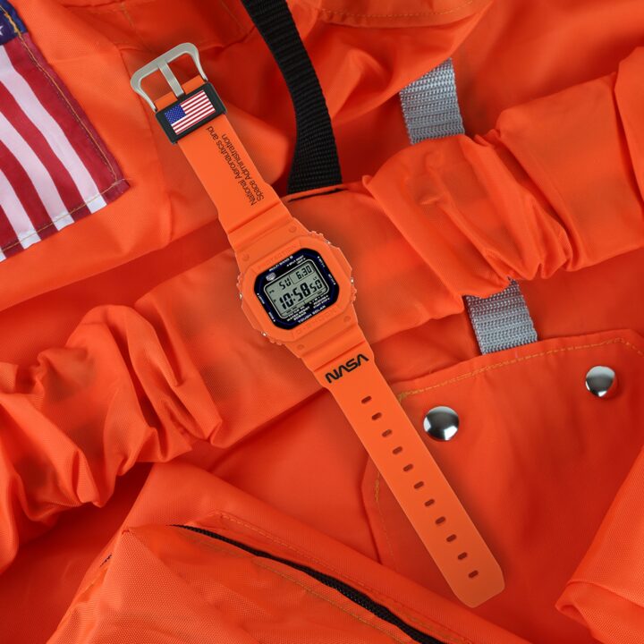 G-SHOCK Orange Suits via DXD Agency for use by 360 MAGAZINE