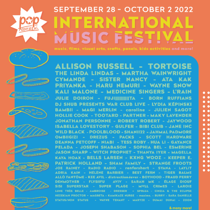 POP Montreal poster via POP Montreal International Music Festival 5585, ave du Parc Montréal, Québec H2V 4H2 Canada Add us to your address book for use by 360 Magazine