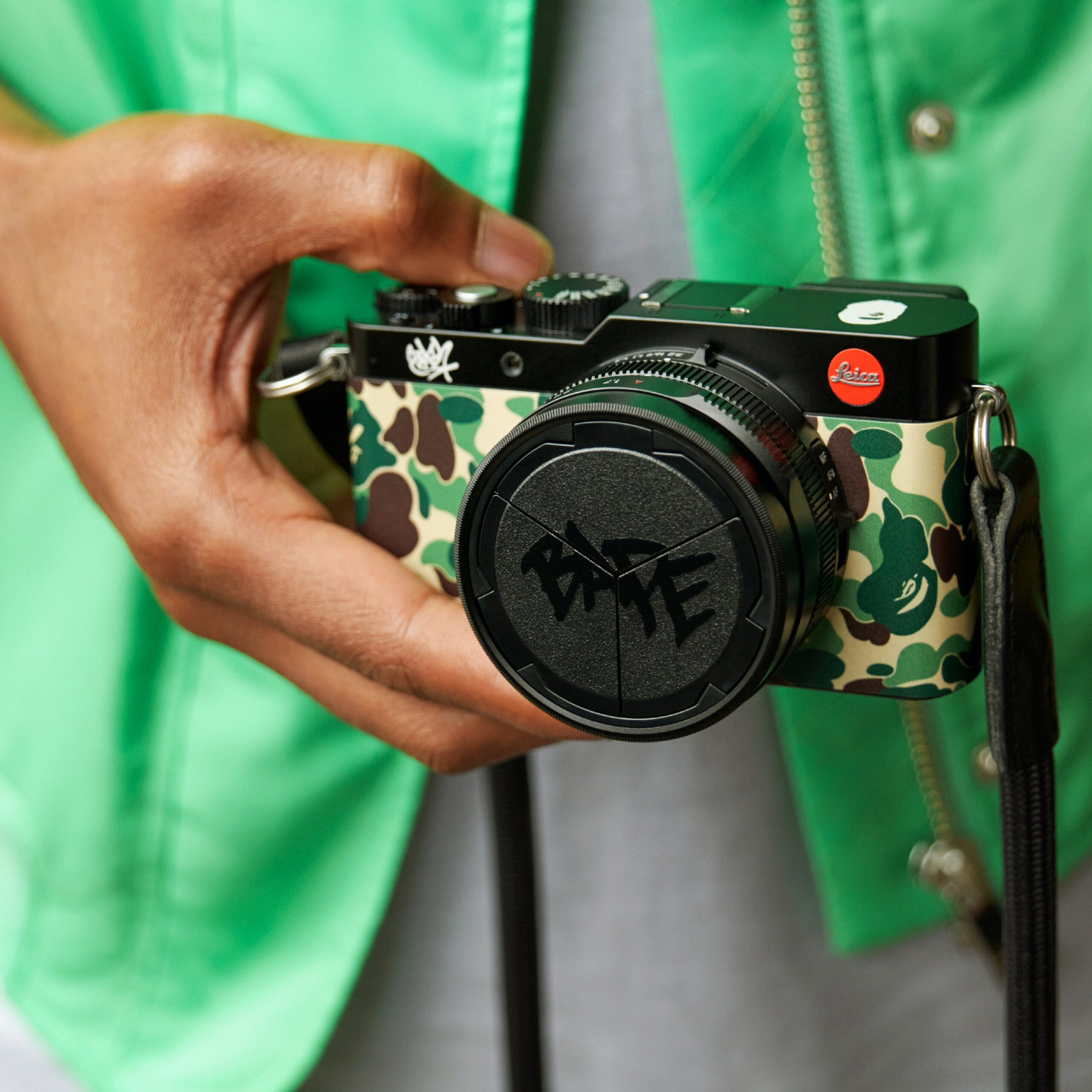 Leica and BAPE camera via 360 MAGAZINE