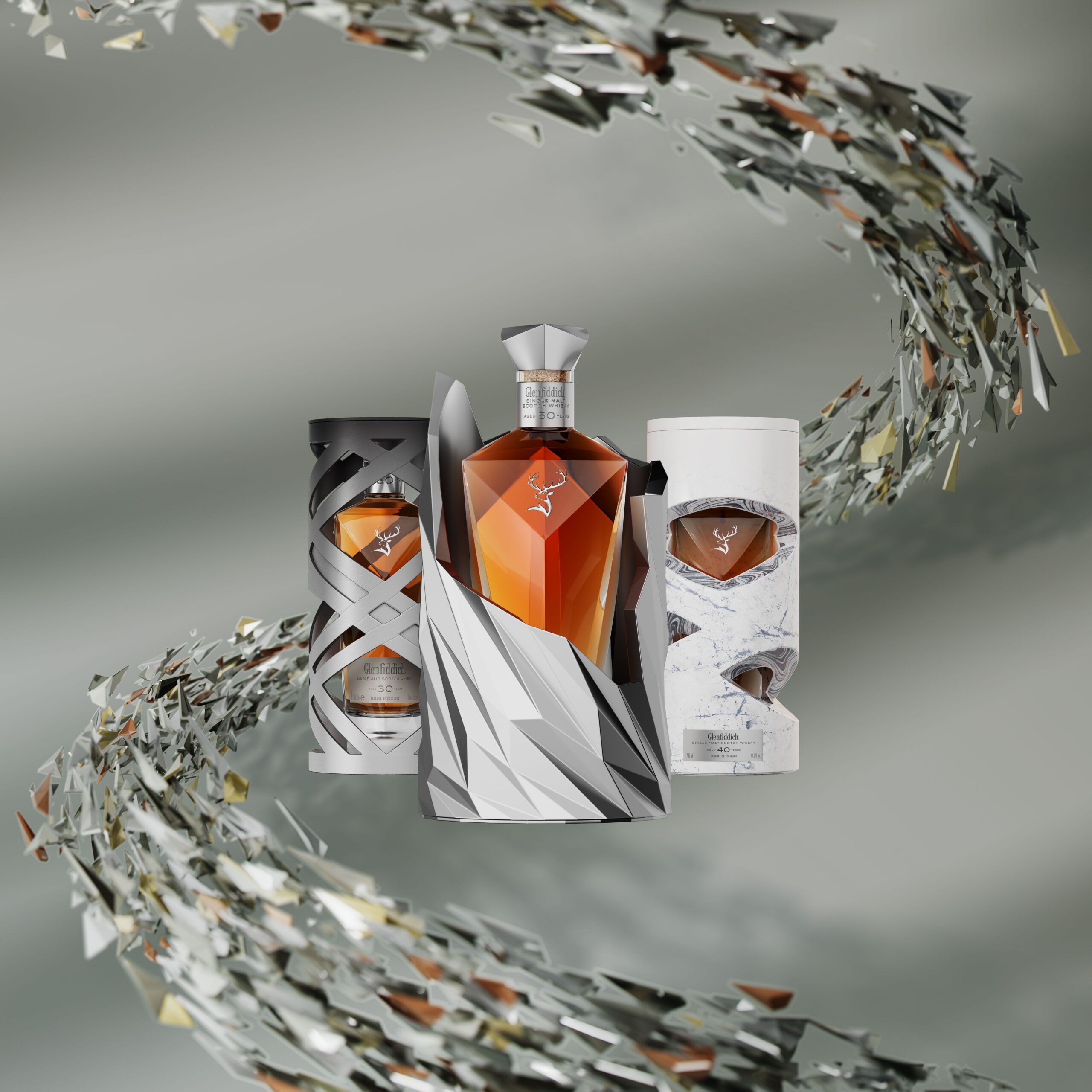 Glenfiddich Trio Pack Scotch Whisky 