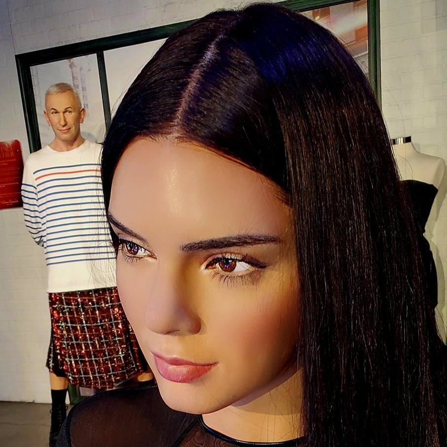 Kendall Jenner wax figure at Madame Tussauds WTC exhibit during nyfw announced in 360 MAGAZINE